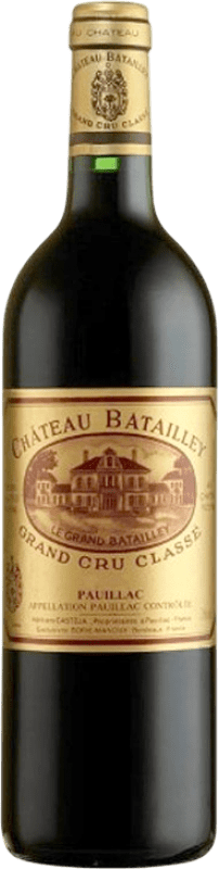68,95 € Бесплатная доставка | Красное вино Borie Manoux Château Batailley A.O.C. Pauillac Бордо Франция Merlot — Мерло, Cabernet Sauvignon — Каберне Совиньон, Cabernet Franc — Каберне Фран 75 cl