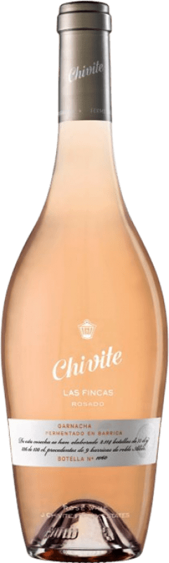 85,95 € Spedizione Gratuita | Vino Rosato Chivite Las Fincas Fermentato in Botte I.G.P. Vino de la Tierra 3 Riberas Navarra Spagna Garnacha — Grenache Bottiglia Magnum 1,5 L