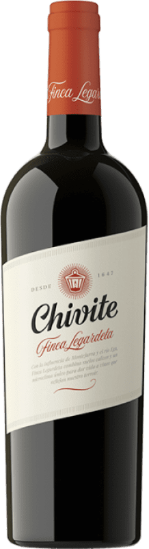 24,95 € 送料無料 | 赤ワイン Chivite Legardeta D.O. Navarra ナバラ スペイン Tempranillo — テンプラニーリョ, Syrah — シラー, Garnacha — グルナッシュ 75 cl