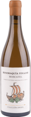 24,95 € Envío gratis | Vino Blanco Casa Balager Benimaquía Tinajas D.O. Alicante Comunidad Valenciana España Moscatel 75 cl