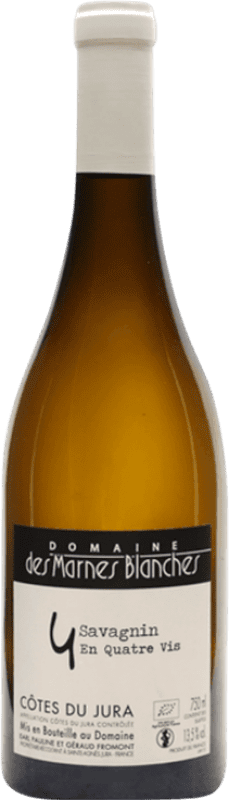 45,95 € Envio grátis | Vinho Branco Marnes Blanches En Quatre Vis A.O.C. Côtes du Jura Jura França Savagnin 75 cl