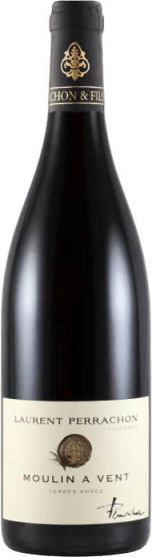 26,95 € Envío gratis | Vino Tinto Laurent Perrachon Terres Roses A.O.C. Moulin à Vent Borgoña Francia Gamay 75 cl