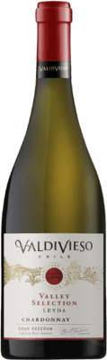 32,95 € 送料無料 | 白ワイン Valdivieso セレクション グラン・レセルバ D.O. Valle de Leyda チリ Chardonnay — シャルドネ 75 cl