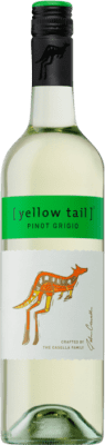 13,95 € Envio grátis | Vinho Branco Yellow Tail Austrália Pinot Cinzento 75 cl