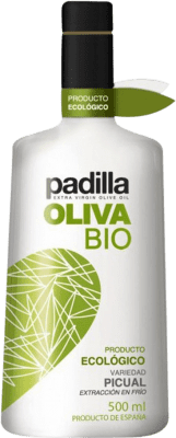 17,95 € 免费送货 | 橄榄油 Padilla EVOO 特级初榨 Jaén 西班牙 Picual — 皮夸尔 Eco — 生态 有机 天然 中瓶装 50 cl