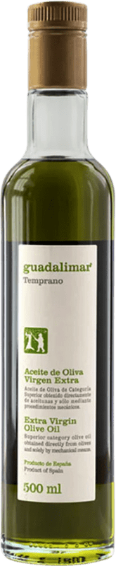 17,95 € Envío gratis | Aceite de Oliva Guadalimar Cosecha Temprana, AOVE Virgen Extra Jaén España Picual Botella Medium 50 cl