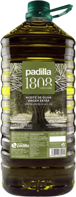 55,95 € Spedizione Gratuita | Olio d'Oliva Padilla 1808 Selezione, EVO Extra Vergine Jaén Spagna Picual Tanica 5 L PET