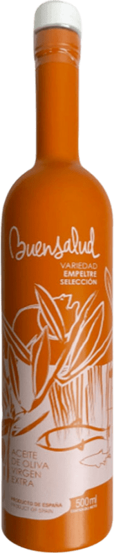 14,95 € Envío gratis | Aceite de Oliva Buensalud Selección, AOVE Virgen Extra Jaén España Empeltre Botella Medium 50 cl