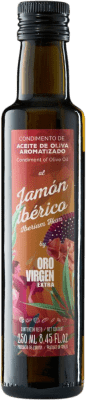 102,95 € Envío gratis | Caja de 12 unidades Aceite de Oliva Aceitex Jamón Ibérico Edición Oro, AOVE Virgen Extra Ciudad Real España Cornicabra Botellín 25 cl