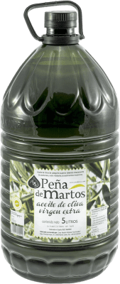 46,95 € Envío gratis | Aceite de Oliva San Amador Peña de Martos AOVE Virgen Extra Jaén España Picual Garrafa 5 L PET