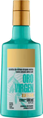 12,95 € Envío gratis | Aceite de Oliva Aceitex Edición Oro, Cosecha Temprana, Verde, AOVE Virgen Extra Ciudad Real España Picual Botella Medium 50 cl