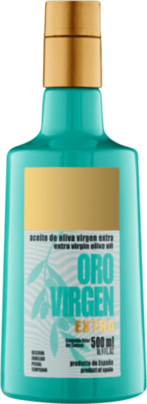 12,95 € 免费送货 | 橄榄油 Aceitex Oro — 金色版, Cosecha Temprana — 早收, Verde — 绿色, EVOO 特级初榨 Ciudad Real 西班牙 Picual — 皮夸尔 中瓶装 50 cl