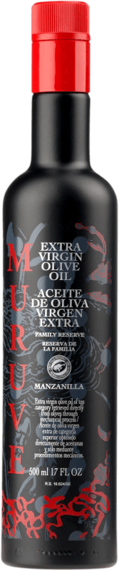14,95 € Envio grátis | Azeite de Oliva San Cristóbal Muruve AOVE Virgem Extra Sevilla Espanha Manzanilla Garrafa Medium 50 cl