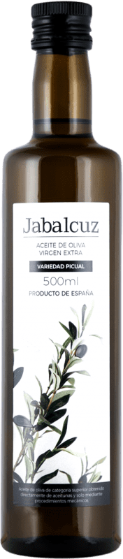 4,95 € Envio grátis | Azeite de Oliva Jabalcuz Clássico, AOVE Virgem Extra Jaén Espanha Picual Garrafa Medium 50 cl