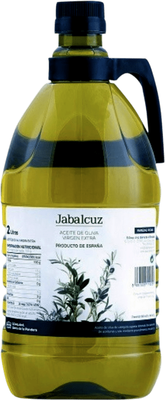 16,95 € Envio grátis | Azeite de Oliva Jabalcuz Clássico, AOVE Virgem Extra Jaén Espanha Picual Garrafão 2 L PET