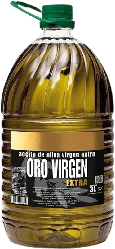 57,95 € Envío gratis | Aceite de Oliva Aceitex Edición Oro, AOVE Virgen Extra Jaén España Picual Garrafa 3 L PET