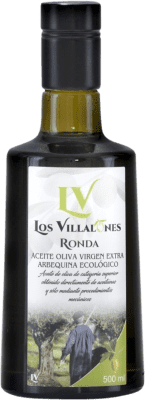18,95 € Envoi gratuit | Huile d'Olive Los Villalones HOVE Vierge Extra Málaga Espagne Arbequina Eco — Biologique Bouteille Medium 50 cl