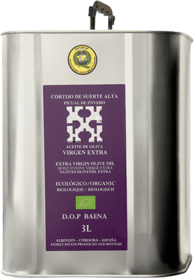 53,95 € 免费送货 | 橄榄油 Cortijo de Suerte Alta Marqués de Prado Virgen Extra Ecológico Envero D.O. Baena Córdoba 西班牙 Picual 大罐头 3 L