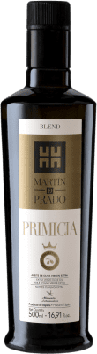 36,95 € Kostenloser Versand | Olivenöl Martín de Prado Primicia Blend, E-NOL Extra Nativ Cáceres Spanien Medium-Flasche 50 cl
