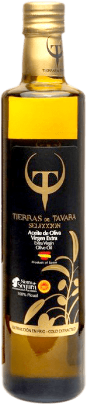 102,95 € 免费送货 | 盒装12个 橄榄油 Tierras de Tavara 甄选, EVOO 特级初榨 D.O. Sierra de Segura Jaén 西班牙 Picual — 皮夸尔 中瓶装 50 cl