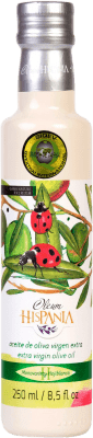 144,95 € Spedizione Gratuita | Scatola da 12 unità Olio d'Oliva Oleum Hispania Nature Virgen Extra Premium Córdoba Spagna Hojiblanca Piccola Bottiglia 25 cl
