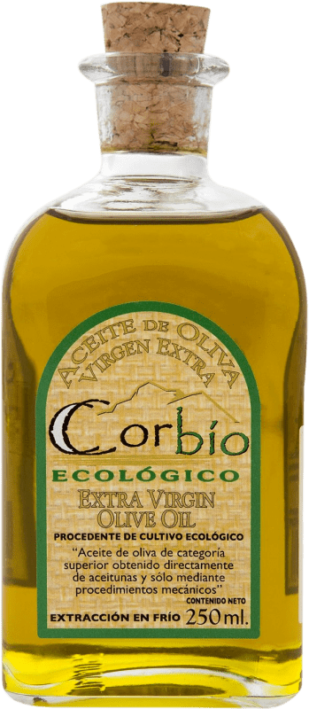 107,95 € Kostenloser Versand | 15 Einheiten Box Olivenöl Avirol Corbío E-NOL Extra Nativ Jaén Spanien Picual Eco — Biologisch Kleine Flasche 25 cl