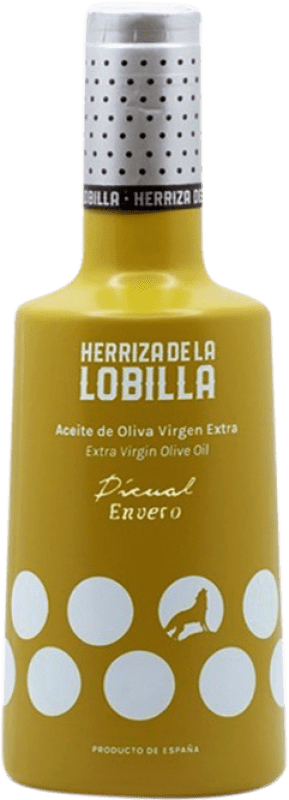 32,95 € Kostenloser Versand | Olivenöl Herriza de la Lobilla E-NOL Extra Nativ Sevilla Spanien Picual Medium-Flasche 50 cl