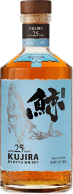 1 458,95 € 免费送货 | 波本威士忌 Kujira 限量版, Single Grain — 单一谷物 日本 25 岁 70 cl