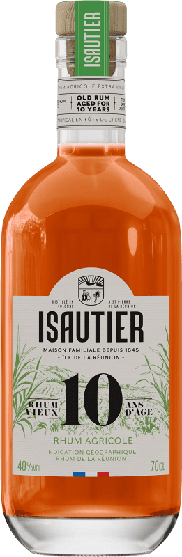95,95 € Envío gratis | Ron Isautier Agricole — Agrícola Francia 10 Años 70 cl