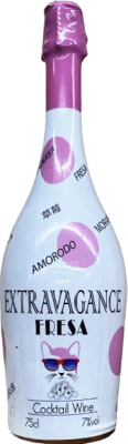 15,95 € Envío gratis | Espumoso blanco Extravagance Cocktail Fresa España Botella 75 cl