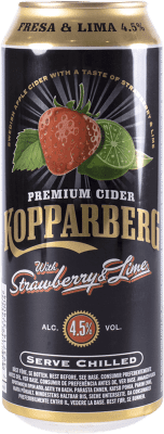 19,95 € 送料無料 | 12個入りボックス ミキサー Kopparberg スウェーデン 缶 33 cl Strawberry — いちご, Lime — ライム, Cider — シードル