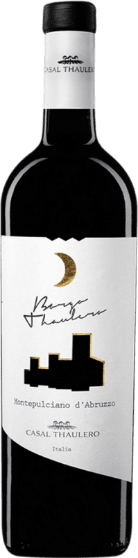 8,95 € Envio grátis | Vinho Tinto Casal Thaulero D.O.C. Montepulciano d'Abruzzo Abruzzo Itália Montepulciano 75 cl