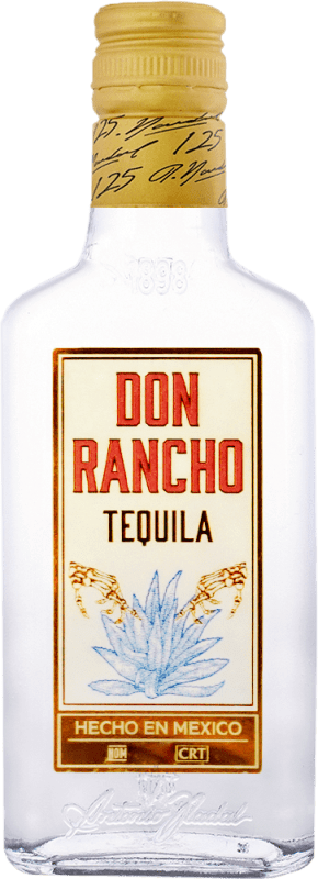 8,95 € Envio grátis | Tequila Don Rancho México Garrafinha Pequena 20 cl