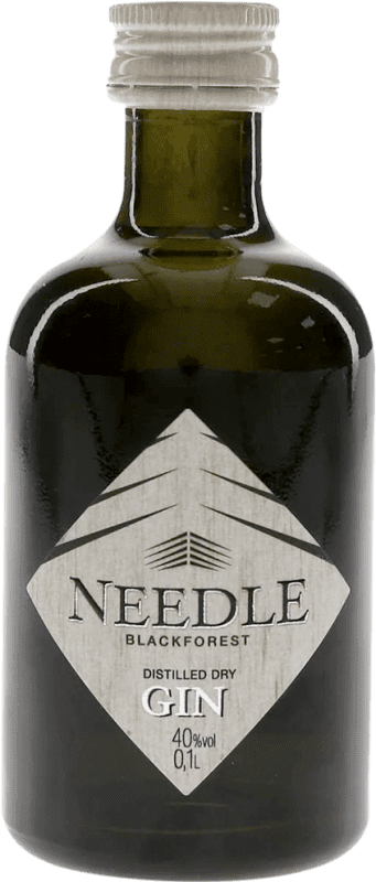 53,95 € Free Shipping | Genever Gin Needle Germany Miniature Bottle 10 cl Black Forest