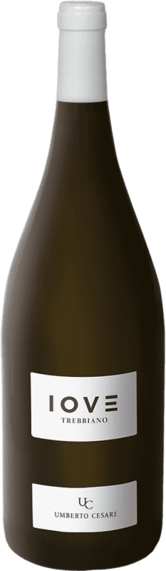 19,95 € Free Shipping | White wine Umberto Cesari Love I.G.T. Emilia Romagna Emilia-Romagna Italy Trebbiano Magnum Bottle 1,5 L