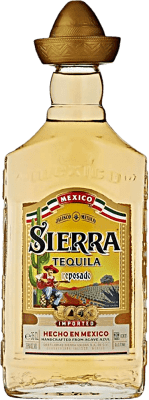 14,95 € 免费送货 | 龙舌兰酒 Sierra Dorado — 金色 Reposado — 雷波萨多 墨西哥 小扁瓶 35 cl