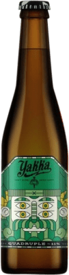 4,95 € 送料無料 | ビール Yakka Quadruple Malt — クアドラプルモルト ムルシア地方 スペイン 1/3ボトル 33 cl