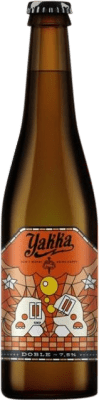 4,95 € Бесплатная доставка | Пиво Yakka Doble Регион Мурсия Испания треть литровая бутылка 33 cl