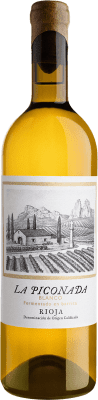 22,95 € 免费送货 | 白葡萄酒 La Piconada D.O.Ca. Rioja 拉里奥哈 西班牙 Tempranillo — 丹魄, Chardonnay — 莎当妮 75 cl