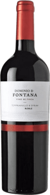 7,95 € Envío gratis | Vino tinto Península Dominio de Fontana Roble D.O. Uclés Castilla la Mancha España Tempranillo, Syrah Botella 75 cl