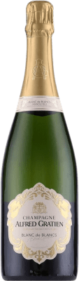 75,95 € Envio grátis | Espumante Branco Alfred Gratien Brut — Bruto Grand Cru, Blanc de Blancs A.O.C. Champagne Champagne França Chardonnay 75 cl