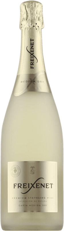 10,95 € Envio grátis | Espumante branco Freixenet Carta Semi-seco Semi-doce D.O. Cava Catalunha Espanha Garrafa 75 cl