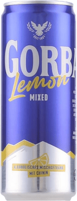 62,95 € 免费送货 | 盒装12个 调和剂 Mixer Gorbatschow 德国 罐 33 cl Lemon — 柠檬, Vozka — 伏特加
