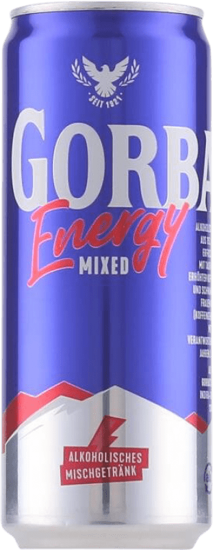 3,95 € Kostenloser Versand | Energydrink Gorbatschow Deutschland Dose 33 cl Vodka — Wodka