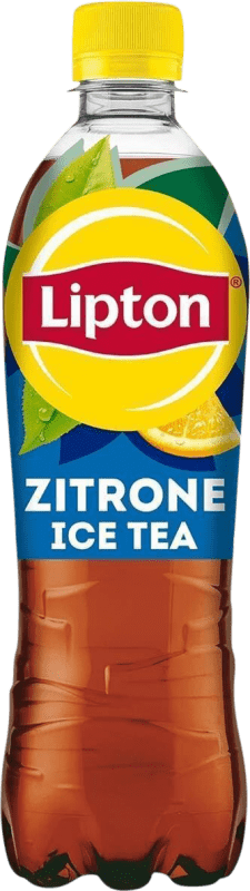 4,95 € Spedizione Gratuita | Scatola da 6 unità Bibite Lipton Germania Bottiglia Medium 50 cl PET Zitrone — Limone, Ice Tea — Tè Freddo