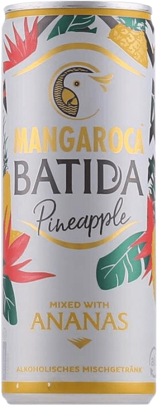 34,95 € Kostenloser Versand | 12 Einheiten Box Mixer Mangaroca Batida Brasilien Dose 25 cl Pineapple — Ananas