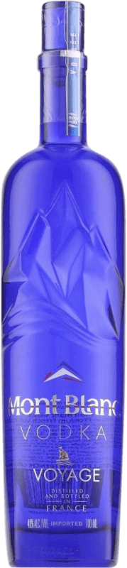 54,95 € Envio grátis | Vodka Mont Blanc Voyage França 70 cl