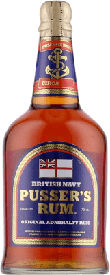 29,95 € Envío gratis | Ron Pusser's Rum Original Admiralty Reino Unido Botella 70 cl