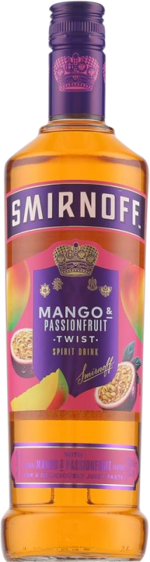 18,95 € Envoi gratuit | Vodka Smirnoff Royaume-Uni 70 cl Passion Fruit — Fruit de la Passion, Mango — Mangue