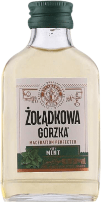 4,95 € Бесплатная доставка | Ликеры Zoladkowa Gorzka Mint Польша миниатюрная бутылка 10 cl